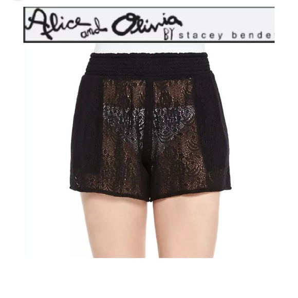 Alice + Olivia lace SWIM coverup shorts with pockets! - Picture 2 of 4